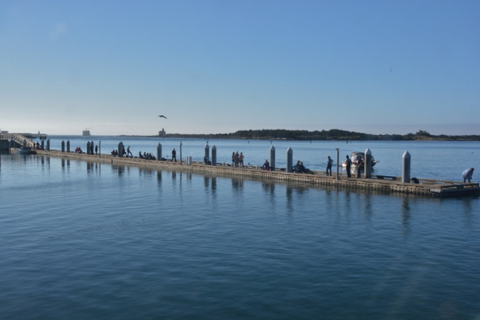 a very long crabbing pier
